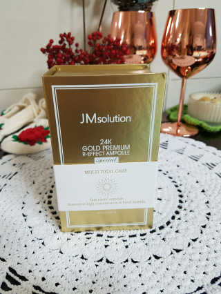 JM솔루션 24K 골드 프리미엄 알 이펙트 앰플 스페셜 — 5점을 준 리뷰어가 2018년 12월 올린 사용 사진