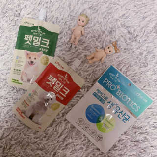 [빙그레] 에버그로 생유산균 1봉（10포입）+펫밀크2팩 — 5점을 준 리뷰어가 2019년 3월 올린 사용 사진
