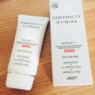 지고트 화이트닝 유브이 썬블럭 크림 70ml,1+1 — 5점을 준 리뷰어가 2019년 8월 올린 사용 사진