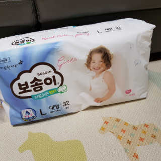 보솜이 리얼코튼 팬티형 — 5점을 준 리뷰어가 2019년 3월 올린 사용 사진