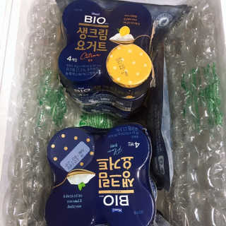 [매일 바이오] 생크림요거트 플레인 12개 + 유자 12개 — 5점을 준 리뷰어가 2019년 7월 올린 사용 사진