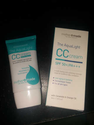 마더메이드 더 아쿠아라이트 CC크림 SPF50+ PA+++ — 3점을 준 리뷰어가 2019년 12월 올린 사용 사진