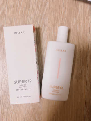쥴라이Jullai 슈퍼 12 바운스 선 플루이드 SPF50+ PA++++ — 4.5점을 준 리뷰어가 2019년 8월 올린 사용 사진