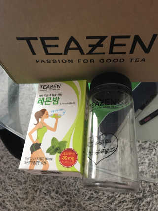 티젠 레몬밤 + 마이보틀 — 3.5점을 준 리뷰어가 2018년 7월 올린 사용 사진