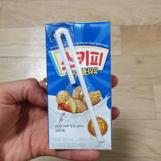 스키피피넛우유 스키피 피넛버터우유 — 4점을 준 리뷰어가 2019년 11월 올린 사용 사진