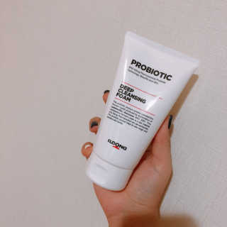 일동제약 퍼스트랩 프로바이오틱 딥 클렌징 폼 — 4.5점을 준 리뷰어가 2018년 10월 올린 사용 사진