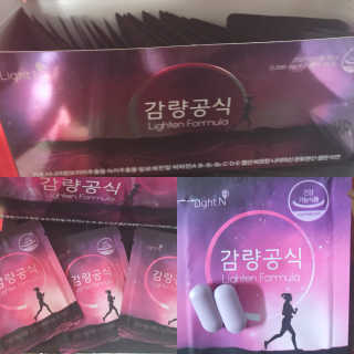 [감량공식] 다이어트 건강기능식품 — 5점을 준 리뷰어가 2019년 12월 올린 사용 사진
