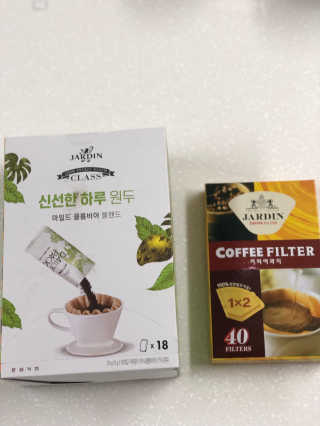 (주)쟈뎅 [쟈뎅] 클래스 신선한 하루 원두+여과지 SET — 5점을 준 리뷰어가 2019년 3월 올린 사용 사진
