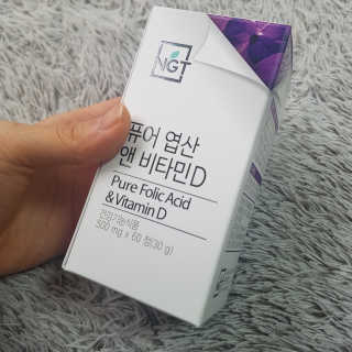 네츄럴굿띵스 퓨어 락토 철분 60일분 — 5점을 준 리뷰어가 2018년 2월 올린 사용 사진