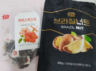 장수농가 브라질너트, 히비스커스 — 5점을 준 리뷰어가 2018년 7월 올린 사용 사진