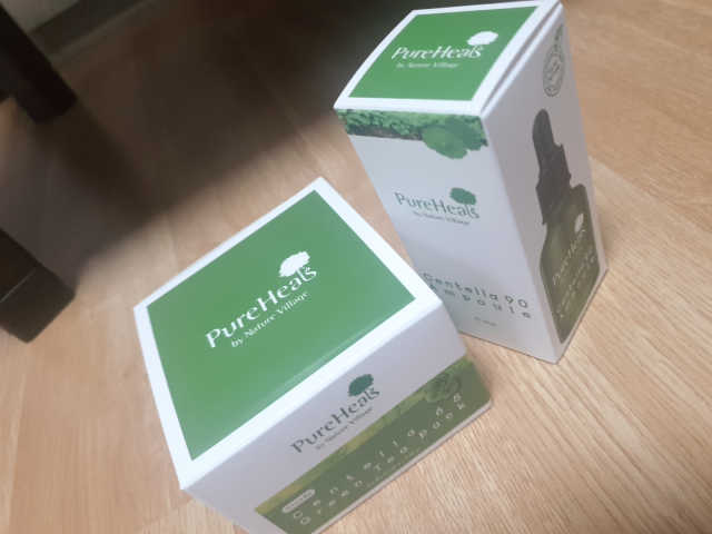 센텔라 90 앰플 + 센텔라 65 그린티팩 리뷰 사진