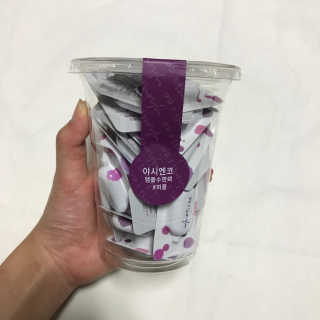 야시엔코 앰플수면팩 퍼플 — 5점을 준 리뷰어가 2018년 7월 올린 사용 사진