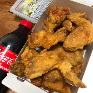 [치킨마루]-  빠사칸윙봉현미 + 콜라 500ml — 5점을 준 리뷰어가 2019년 7월 올린 사용 사진