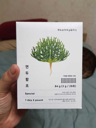헬씨앤핏 디톡스와 변비에 탁월한 연두함초. 천연변비약으로 유명 — 5점을 준 리뷰어가 2020년 1월 올린 사용 사진