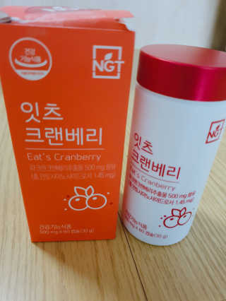 네츄럴굿띵스 잇츠 크랜베리 1병 30일분 — 5점을 준 리뷰어가 2019년 10월 올린 사용 사진