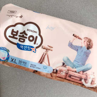 보솜이 액션핏 팬티형 — 5점을 준 리뷰어가 2019년 3월 올린 사용 사진
