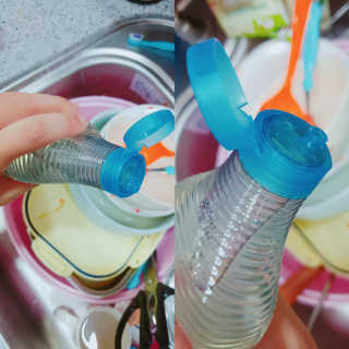 에코버 친환경 주방세제 450ml 무향+카모마일향 — 4점을 준 리뷰어가 2018년 12월 올린 사용 사진