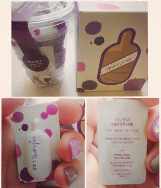 야시엔코 앰플수면팩 퍼플 — 3점을 준 리뷰어가 2018년 7월 올린 사용 사진
