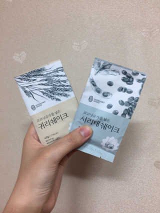 착한습관 귀리쉐이크와 서리태쉐이크 — 5점을 준 리뷰어가 2018년 8월 올린 사용 사진