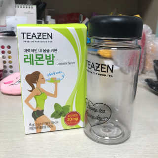 티젠 레몬밤 + 마이보틀 — 3.67점을 준 리뷰어가 2018년 7월 올린 사용 사진