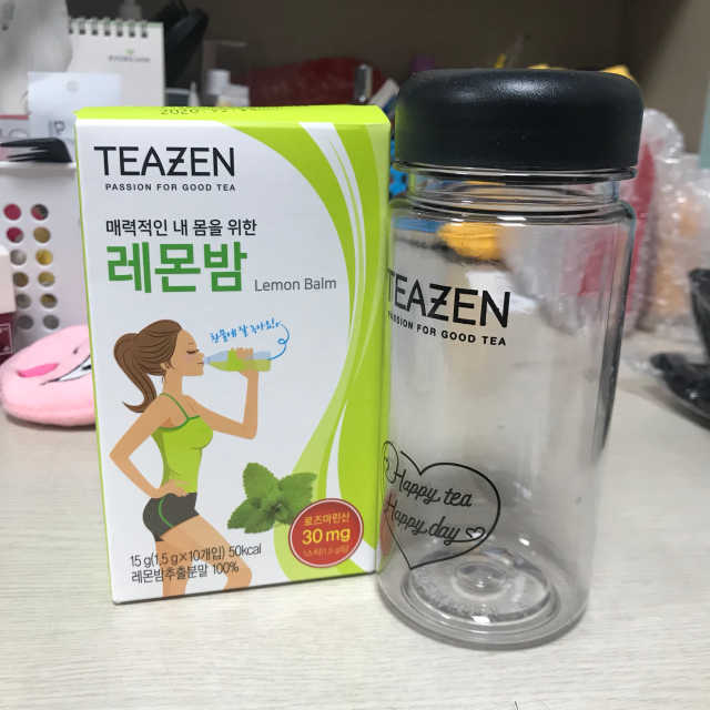 티젠 레몬밤 + 마이보틀 리뷰 사진