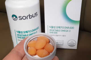 소버스 식물성 오메가3 DHA 600 — 4.5점을 준 리뷰어가 2020년 3월 올린 사용 사진