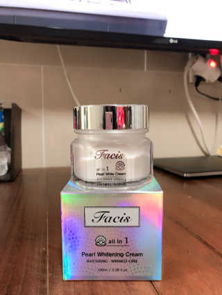 파시스 올인원 진주 화이트닝 크림 100ml — 5점을 준 리뷰어가 2019년 3월 올린 사용 사진