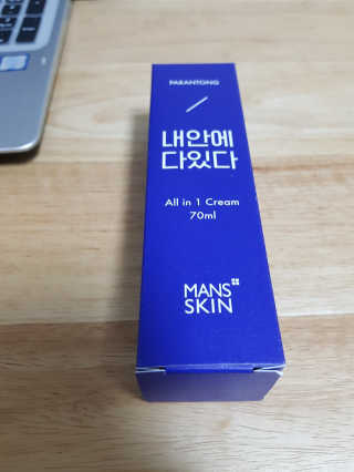 맨즈스킨 파란통 내안에다있다 — 5점을 준 리뷰어가 2017년 11월 올린 사용 사진