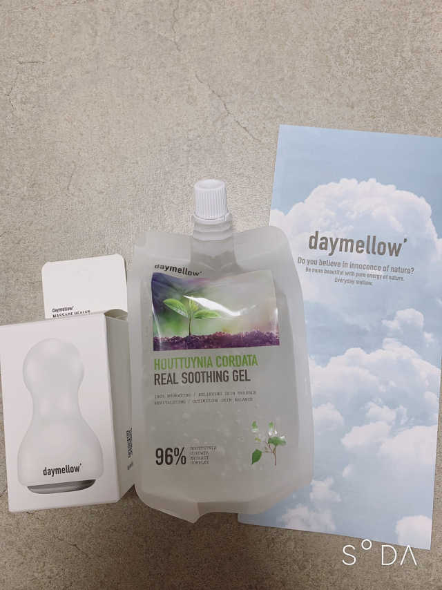 데이멜로우 어성초 리얼 수딩젤 SET 리뷰 사진