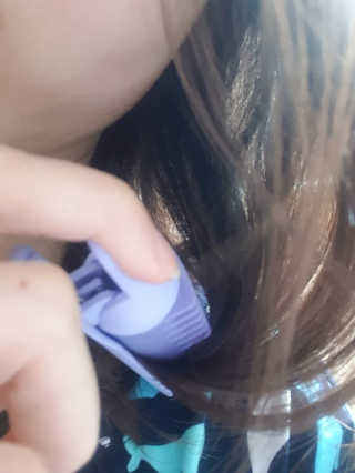 유닉스 USB 충전식 헤어롤 슈가핀 26mm — 4.5점을 준 리뷰어가 2020년 3월 올린 사용 사진