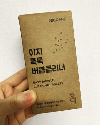 [에코앤드]이지톡톡 버블클리너 1종세척제 — 5점을 준 리뷰어가 2019년 6월 올린 사용 사진