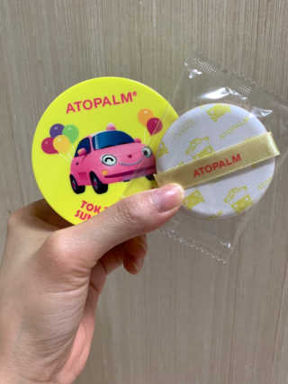 아토팜 톡톡 페이셜 선팩트 SPF43 PA+++ — 5점을 준 리뷰어가 2019년 6월 올린 사용 사진