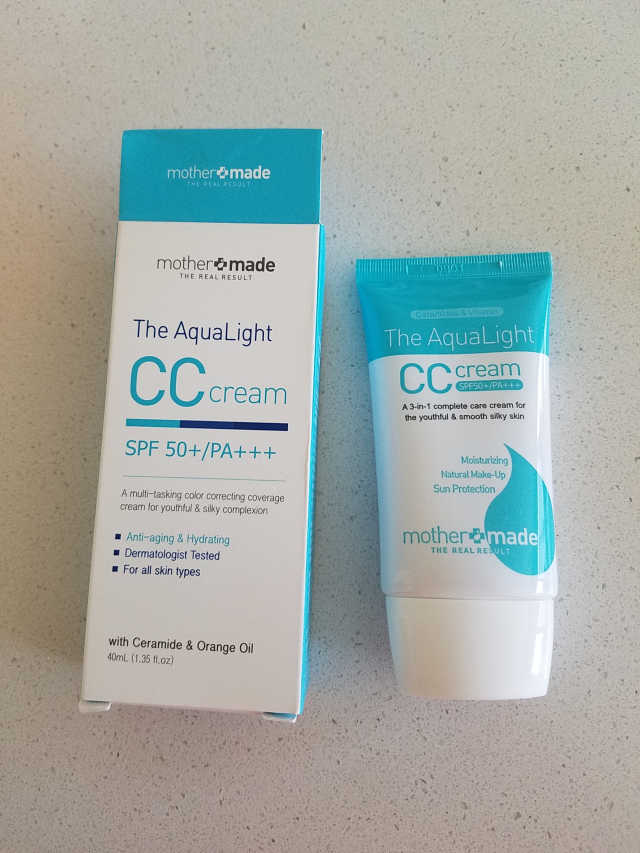 마더메이드 더 아쿠아라이트 CC크림 SPF50+ PA+++ 리뷰 사진