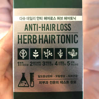 다슈코리아 다슈 데일리 안티 헤어로스 허브 헤어토닉 150ml — 3점을 준 리뷰어가 2019년 10월 올린 사용 사진