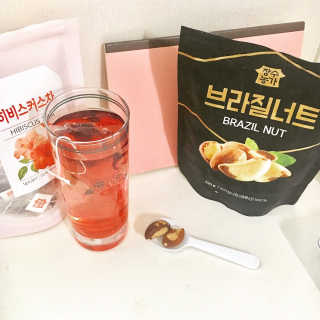 장수농가 브라질너트, 히비스커스 — 5점을 준 리뷰어가 2018년 8월 올린 사용 사진