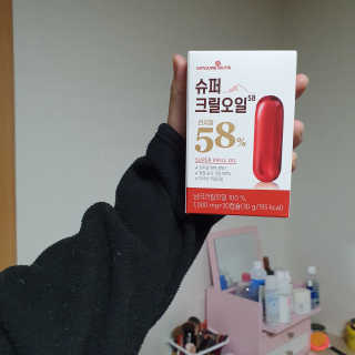 메이준뉴트리 슈퍼 크릴 오일58 1000mg x 30캡슐 — 4.5점을 준 리뷰어가 2020년 3월 올린 사용 사진