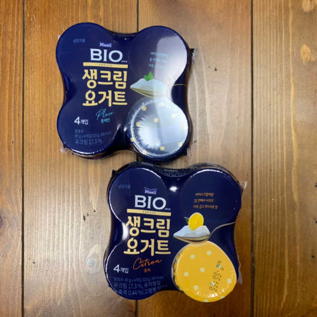 [매일 바이오] 생크림요거트 플레인 12개 + 유자 12개 리뷰 사진