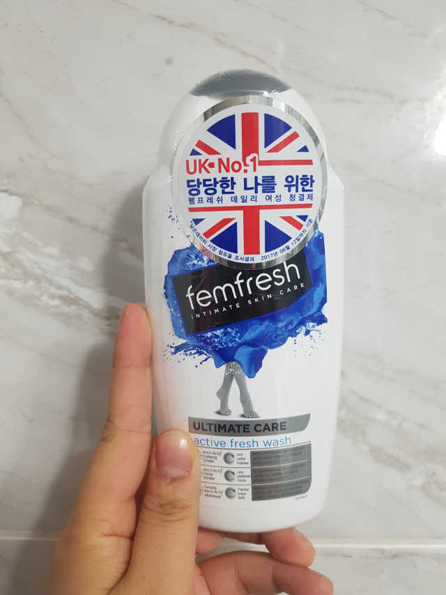 펨프레쉬 얼티메이트 케어 액티브 후레쉬 워시 리뷰 사진