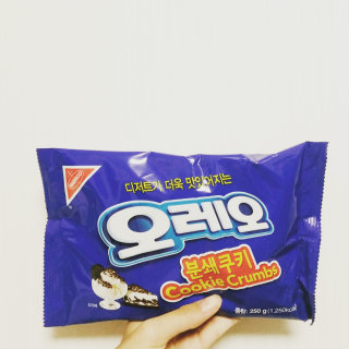 오레오 분쇄쿠키 — 3점을 준 리뷰어가 2016년 9월 올린 사용 사진