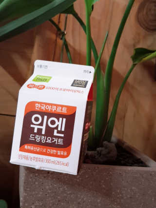 [gs25 X 한국야쿠르트] 위엔 드링킹요거트 5개입 — 5점을 준 리뷰어가 2019년 7월 올린 사용 사진