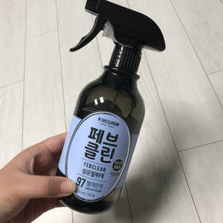 더블유드레스룸 페브클린 500ml — 5점을 준 리뷰어가 2018년 9월 올린 사용 사진
