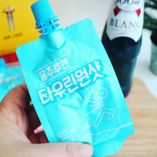 천호식품 숙취해서 헛개원샷, 타우린원샷 술푼너에게 — 5점을 준 리뷰어가 2017년 12월 올린 사용 사진