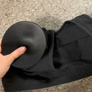 크리비아 All Day Comfort 면스판  메쉬 스포츠 브라 — 5점을 준 리뷰어가 2019년 10월 올린 사용 사진