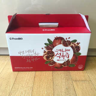 프롬바이오 오직 석류만 [그대로100 석류즙] 하루 1포로 건강하게 — 5점을 준 리뷰어가 2020년 3월 올린 사용 사진