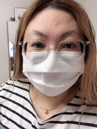 [닥터퓨리] 소프트터치 건강 + UV 블랙스타일 마스크 — 5점을 준 리뷰어가 2019년 4월 올린 사용 사진