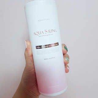 아쿠아큐링 아쿠아S링 퓨어리프레싱 헤어케어 500ml — 4.5점을 준 리뷰어가 2018년 8월 올린 사용 사진