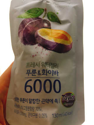 풀무원 프레시 워터젤리 — 5점을 준 리뷰어가 2018년 8월 올린 사용 사진
