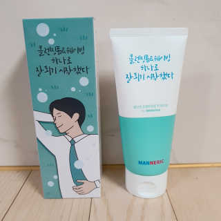 매너릭 올인원 딥클렌징폼 앤 쉐이빙 — 5점을 준 리뷰어가 2020년 1월 올린 사용 사진
