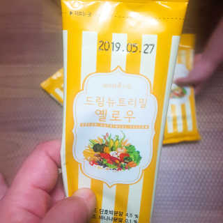 네이처드림 드림뉴트리밀 핑크,그린,옐로 — 5점을 준 리뷰어가 2018년 4월 올린 사용 사진