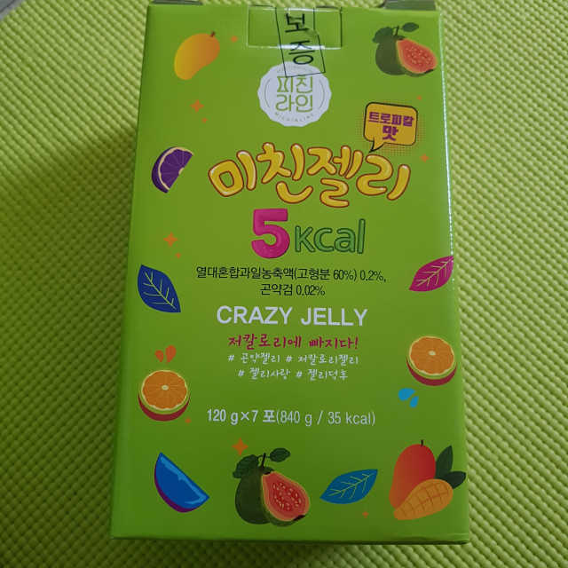 [미친젤리]저칼로리 곤약젤리  트로피칼 120gx21팩 리뷰 사진